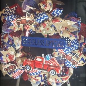God Bless America 🇺🇸 Memorial Day Wreath